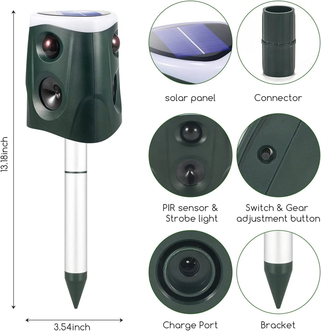Ultrasonic Animal Repeller with PIR Sensor Z41001