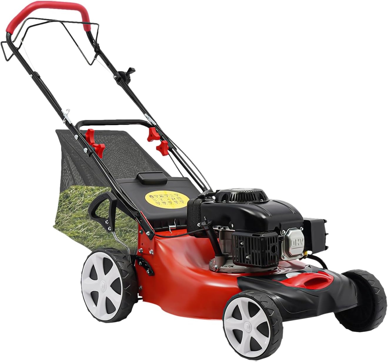 Self Propelled 20-inch 140cc 4-Stroke Gas Lawn Mower with Bagger X8250