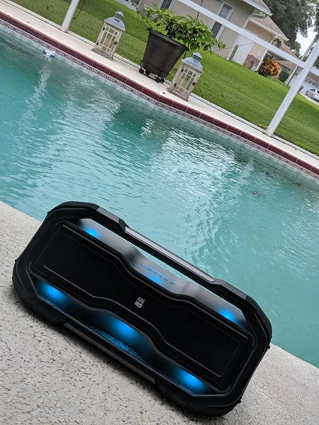 Metallic Gray Portable Wireless Bluetooth Speaker T9778