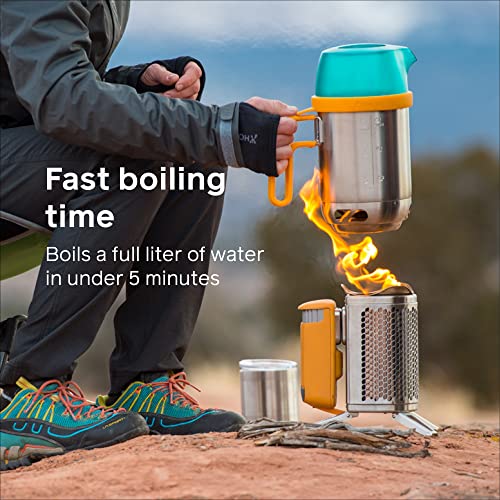 Campstove mit 2 Holzbrennern und USB-Aufladung Q7624