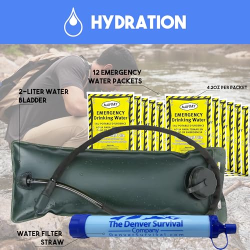 72 Hour Survival Backpack with Supplies Bug Out Bag Backpack Emergency Backpack with Complete Tactical Survival Kit H9644
