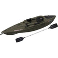 Olive Sit-in Angler Kayak with Paddle D162