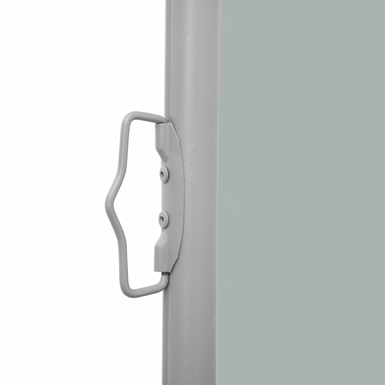 Retractable Side Awning Patio Screen Fence Outdoor Divider Fencing Steel Frame Polyester Windscreen Anthracite 55.1 x 393.7 Inches H5031