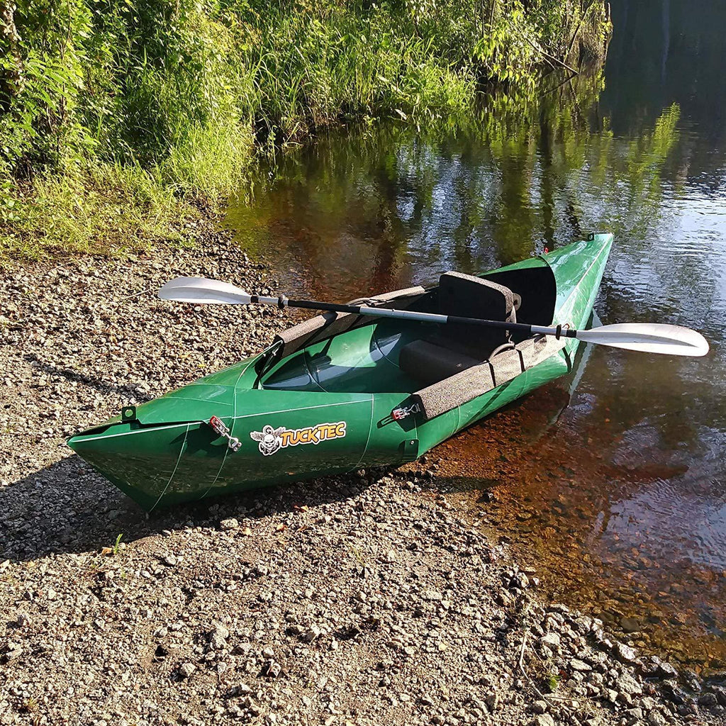 10 Ft Foldable Kayak Dark Yellow T7338