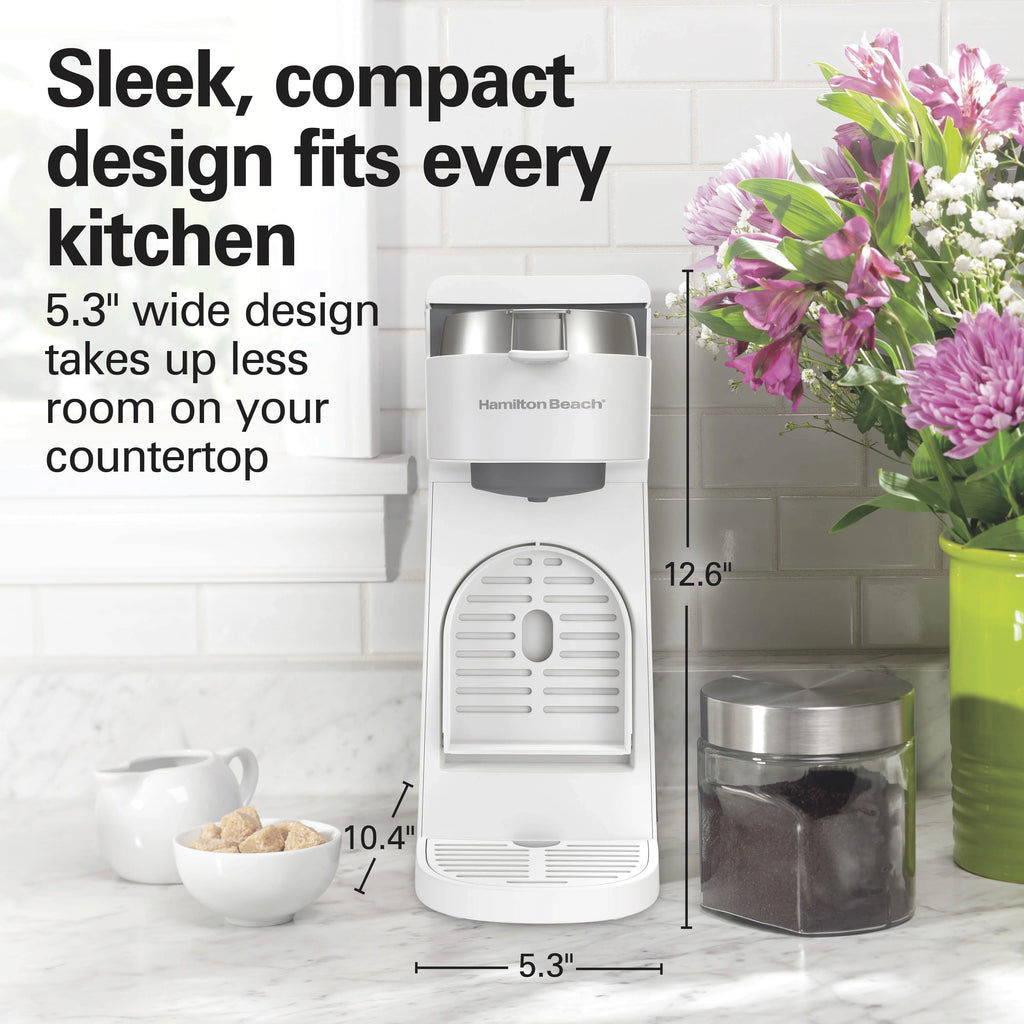 Single-Serve Coffee Maker, White H117288