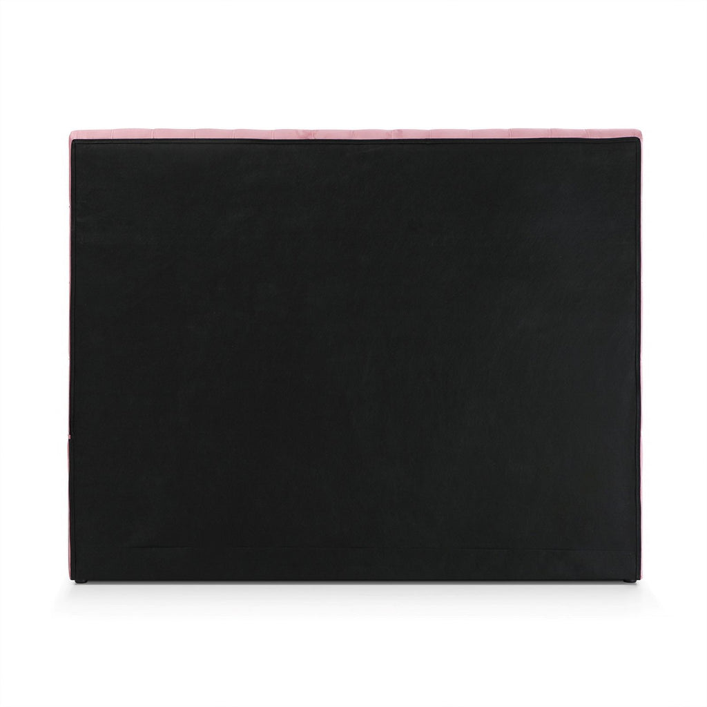 Pink Velvet Upholstered Platform Queen Bed G79339