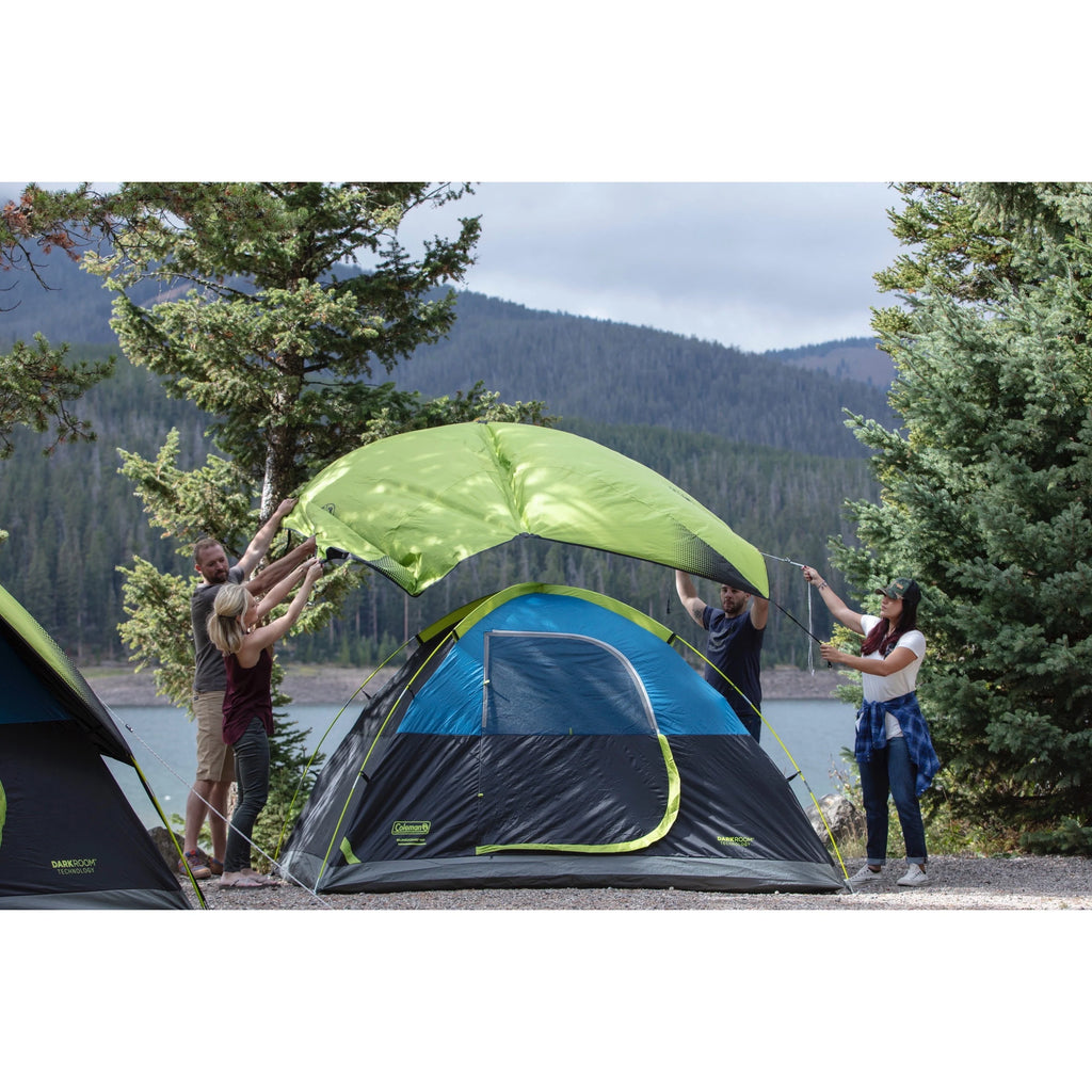 6-Person Dark Room Dome Camping Tent Z7397