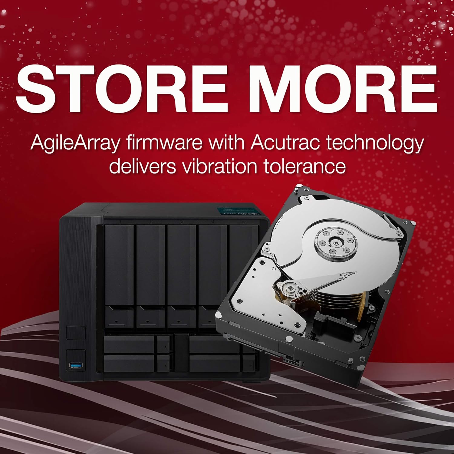 6TB NAS Internal Hard Drive HDD 3.5 Inch SATA 7200 RPM 256MB Cache I79729