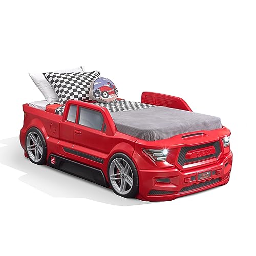 Red Toddler-to-Twin Race Car Bed M8310