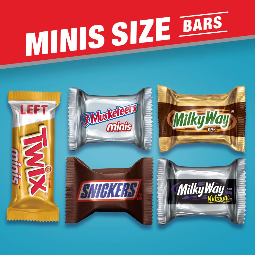40 oz 135 Piece Milk Chocolate & Dark Chocolate Candy Bars Variety Pack H82262