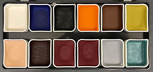 Zombie Alcohol-Activated Palette, Activator, and Remover Kit, Professional SFX Makeup Set R240