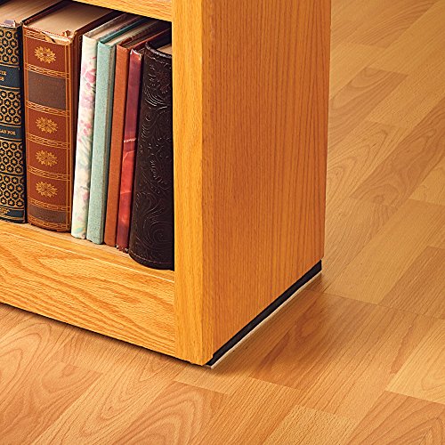 2-1/2" x 9" Reusable Plastic Carpet Slider 4 Pack & 3 1/2" x 6" Oval Reusable Furniture Sliders for Carpet Beige 8 Pack E1379