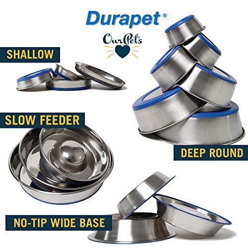 Stainless Steel Dog Bowl - 8 CUP Q3006