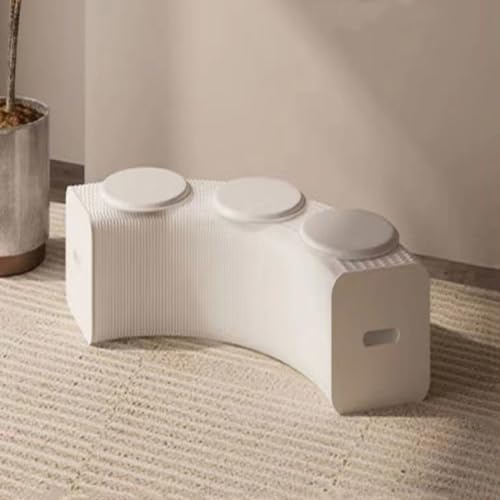 Accordion Folding Kraft Paper Stool with Cushion F999