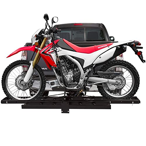 Black Steel Motorcycle Carrier Y6445