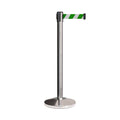 10 ft. Stainless Steel Post Retractable Belt Stanchion D64247