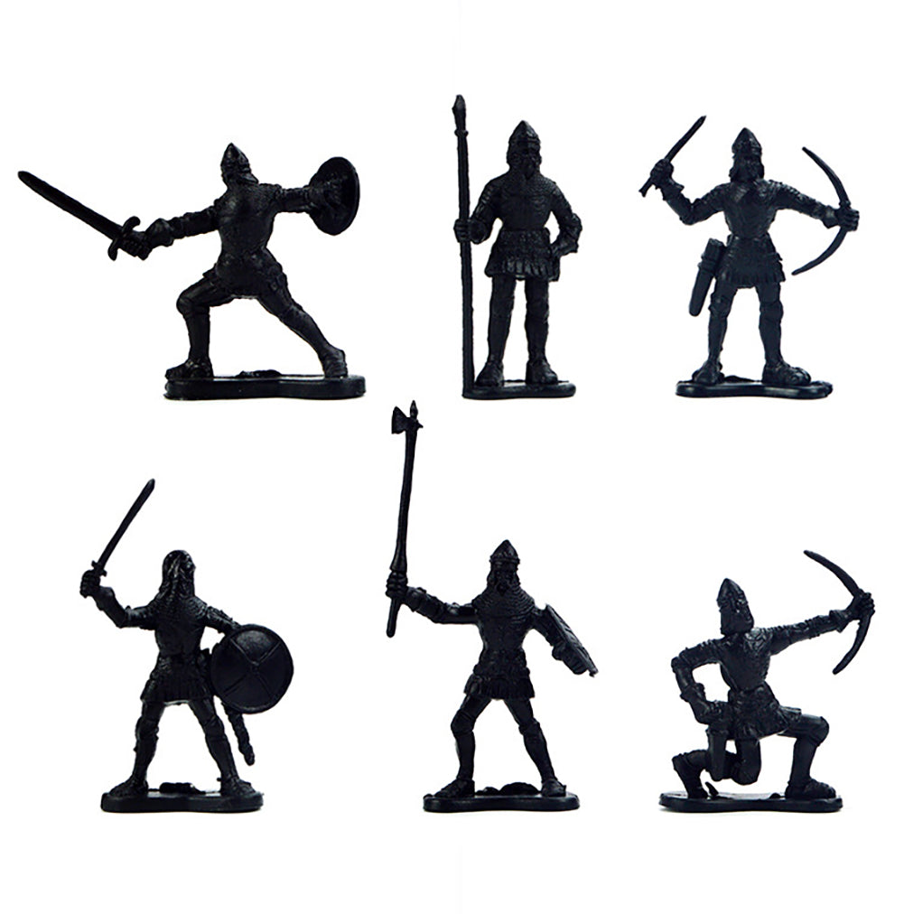 28 Pcs Medieval Toy Soldier Figures G864596