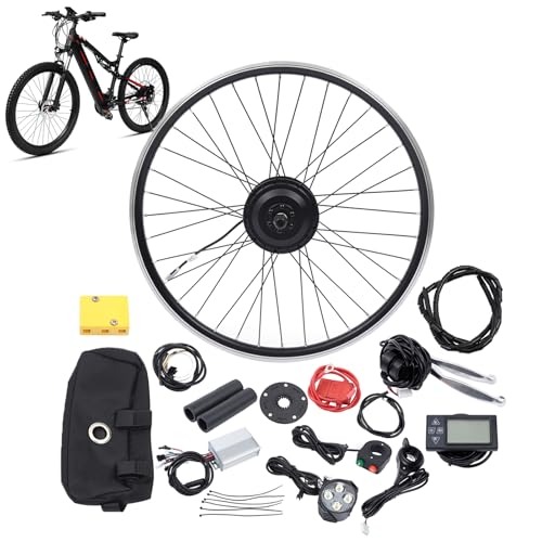 26" 350W 36V Front Wheel Electric Bike Conversion Kit with LCD Display O888