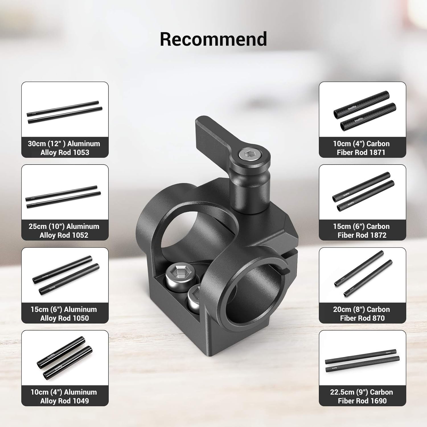 15mm Rod Clamp Single Camera Rod Mount N1863