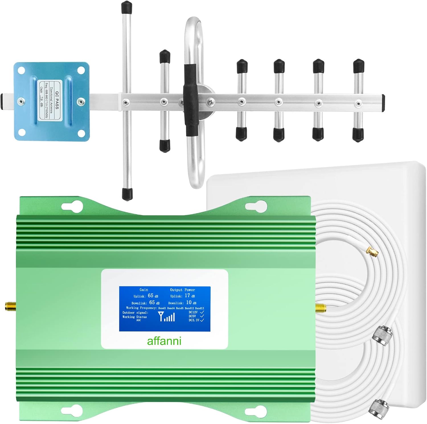 4G LTE 5G Cell Phone Signal Booster 5,000sq ft O691150