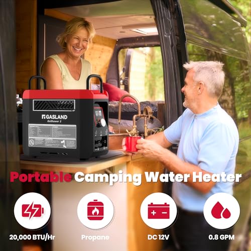 1lb Propane Portable Water Heater with Pump M445