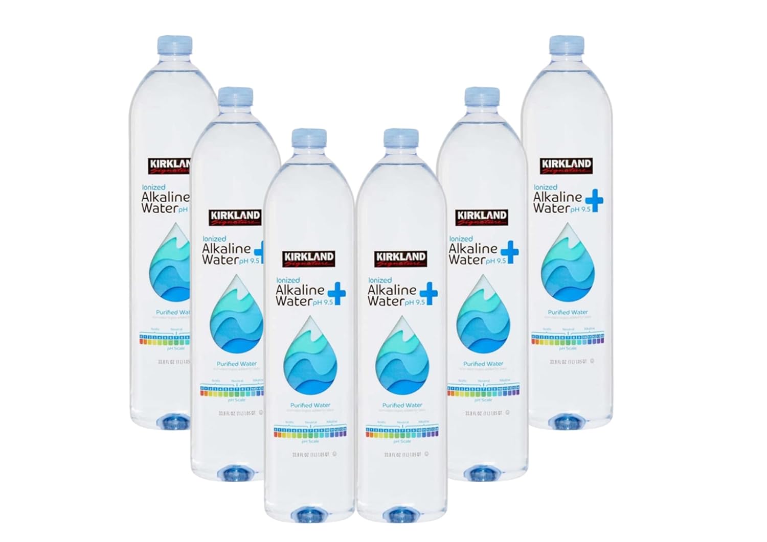 33.8 Fl Oz Alkaline Drinking Water (6 Pack) A99964