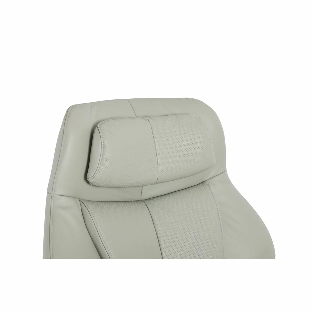 Leather Pedestal Recliner with Ottoman D810576