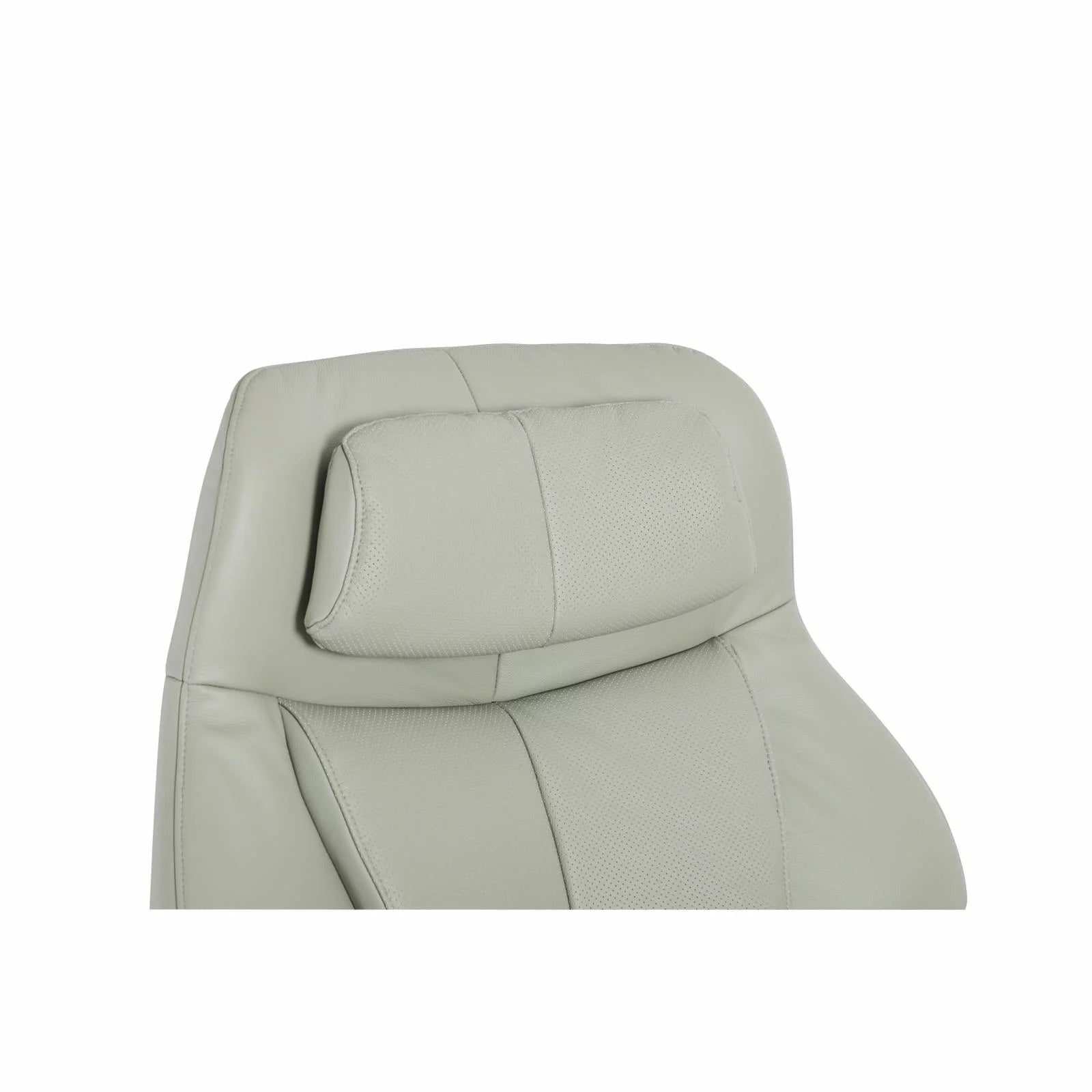 Leather Pedestal Recliner with Ottoman D810576