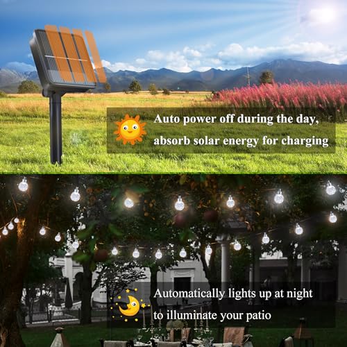 Purple Solar String Lights with 8 Modes N779