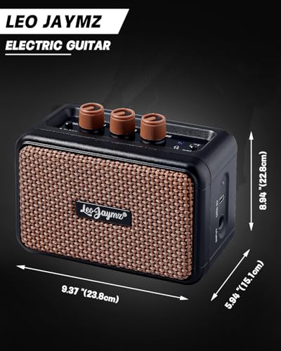 39" Full Size ST Style Electric Guitar Starter Kit with SSH Pickup, 5W Portable Amp, Tuner, Gig Bag, Strap & Accessories V194988