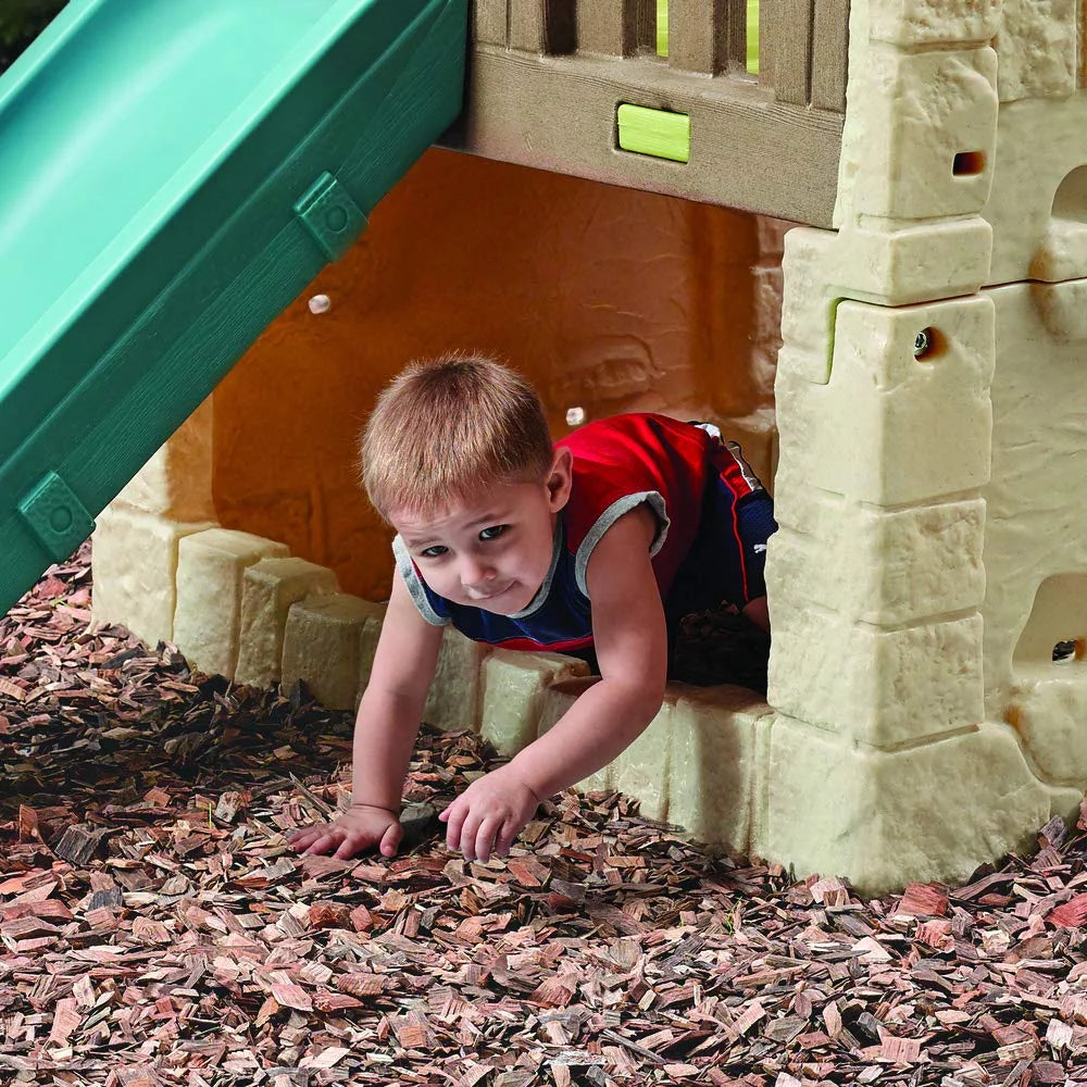 Woodland Climber Outdoor Activity Center with Slide A41619