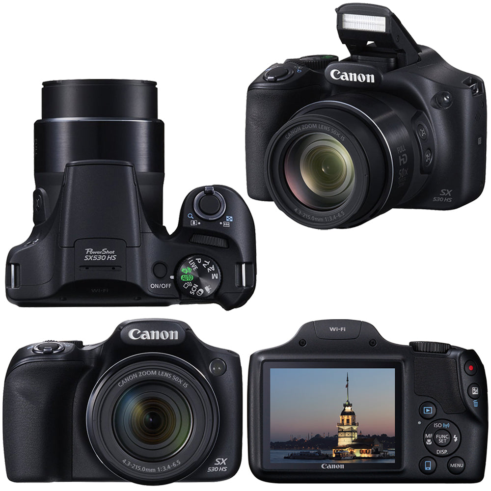 16.0 MP Digital Camera with 50x Zoom, Wi-Fi & 1080P Full HD Video P14826