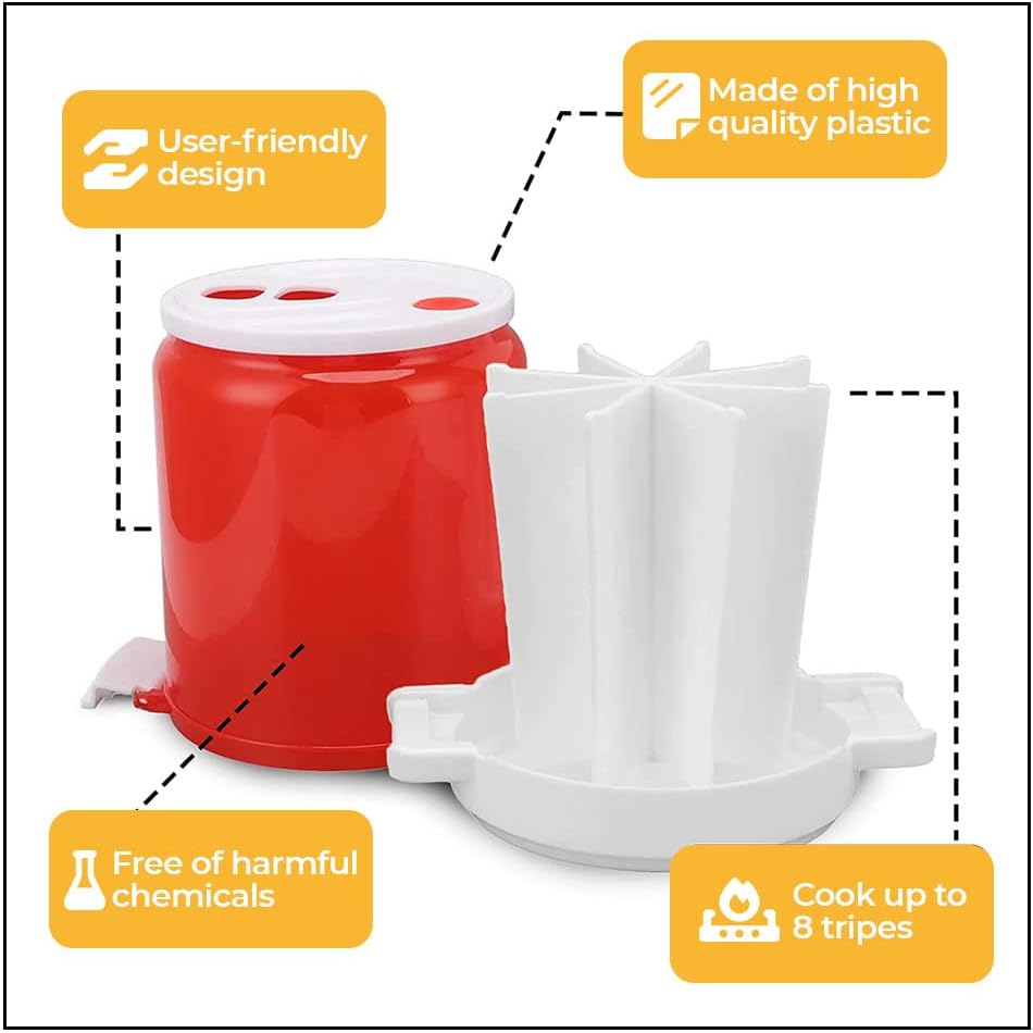Microwave Bacon Cooker with Lid, Holds 12 Strips K76566