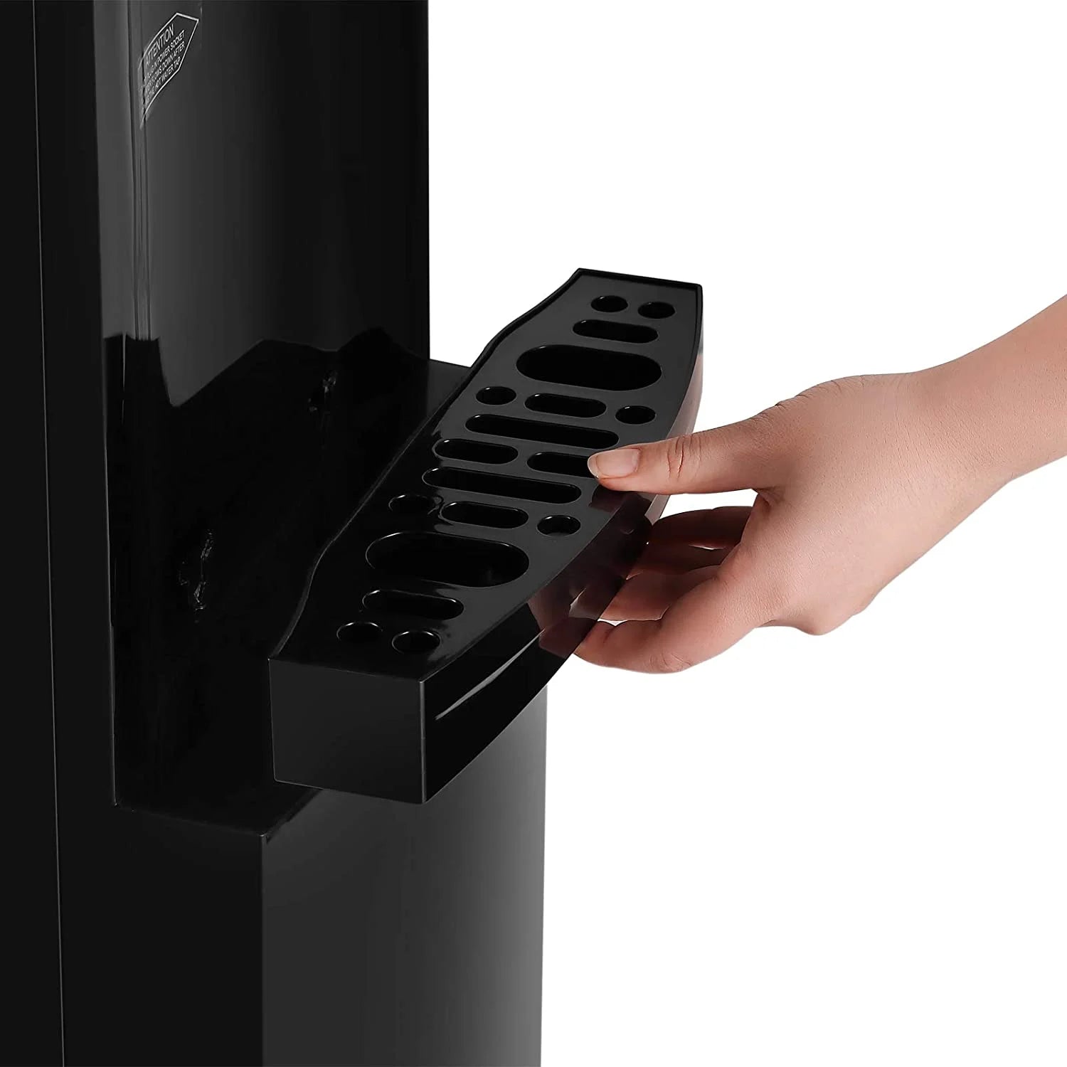 Black 5 Gallon Top Loading Water Dispenser Cooler with Child Safety Lock C6443