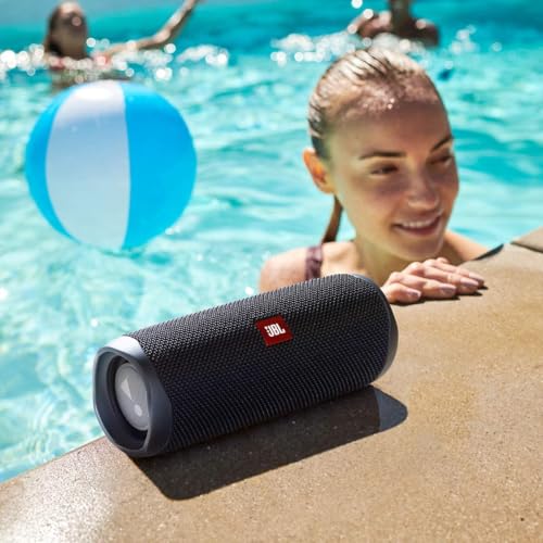 Portable Wireless Bluetooth Speaker, IPX7 Waterproof - Gray D597487