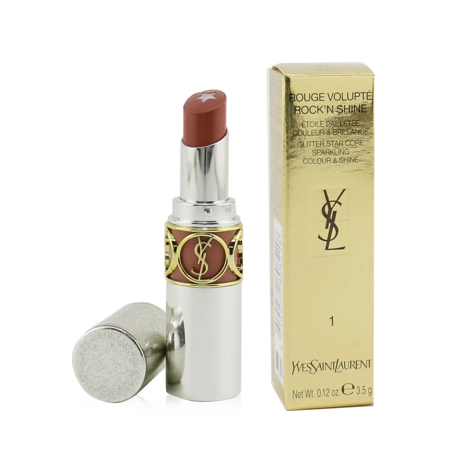 Rouge Volupte Rock'N Shine Lipstick - # 01 Nude Solo 3.5g/0.12oz O9150
