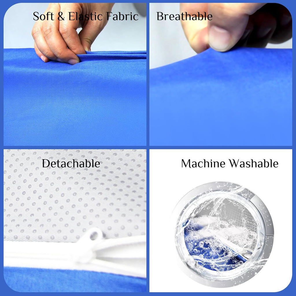 Foam Bed Wedge Pillow 7.87 x 9.84 x 23.62 in. M827205