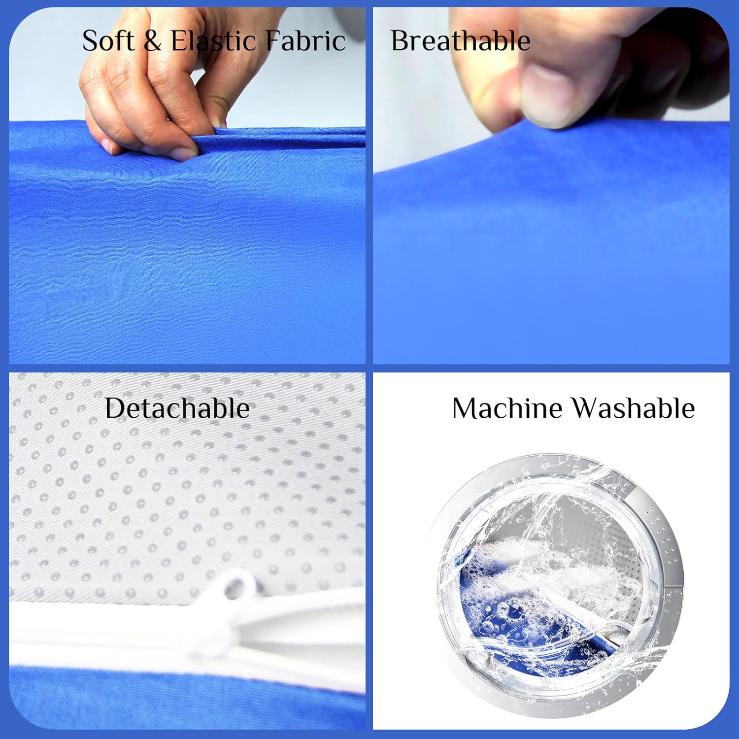 Foam Bed Wedge Pillow 7.87 x 9.84 x 23.62 in. M827205