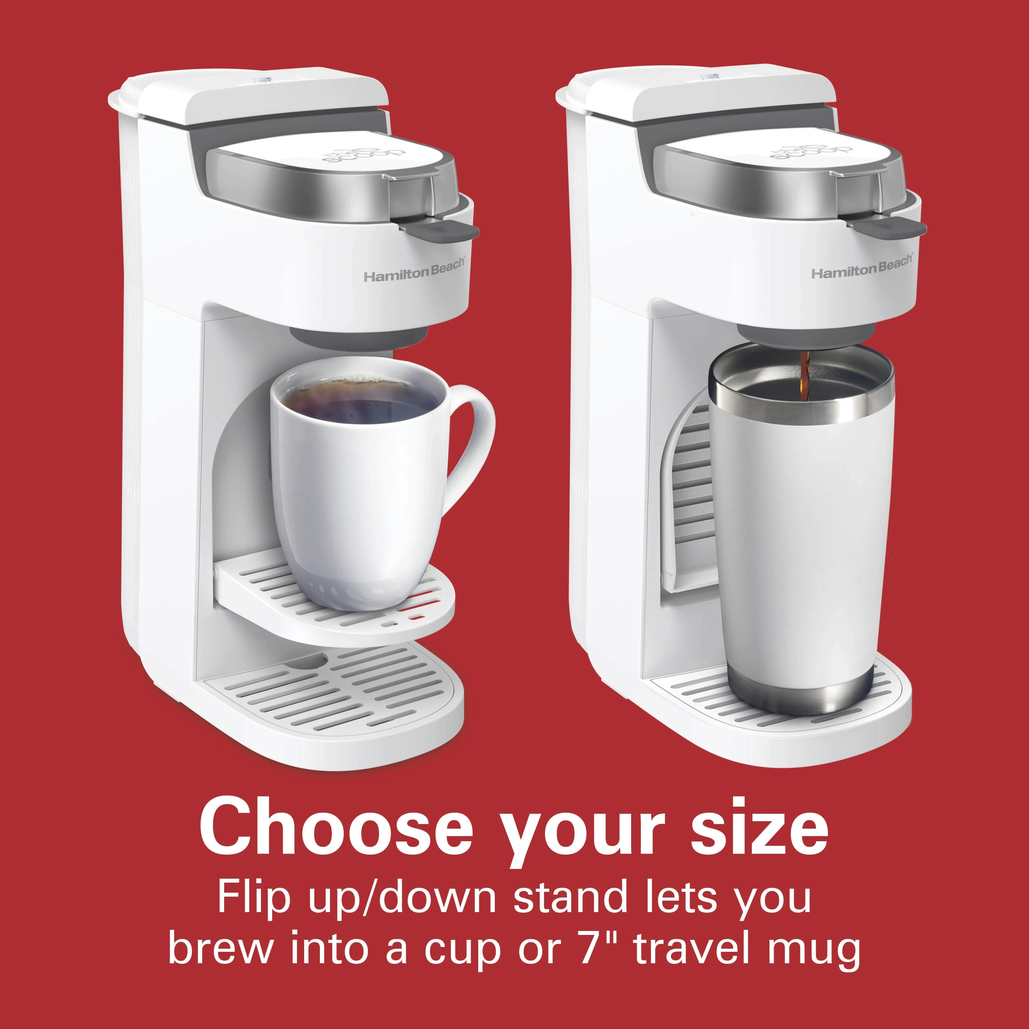 Single-Serve Coffee Maker, White H117288