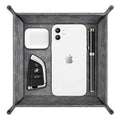 Dark Green PU Leather Valet Tray J974