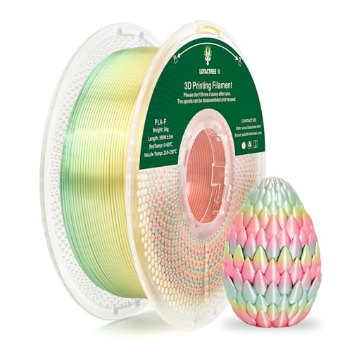 Silk PLA Filament 1.75mm Triple Colors 1kg Spool I820