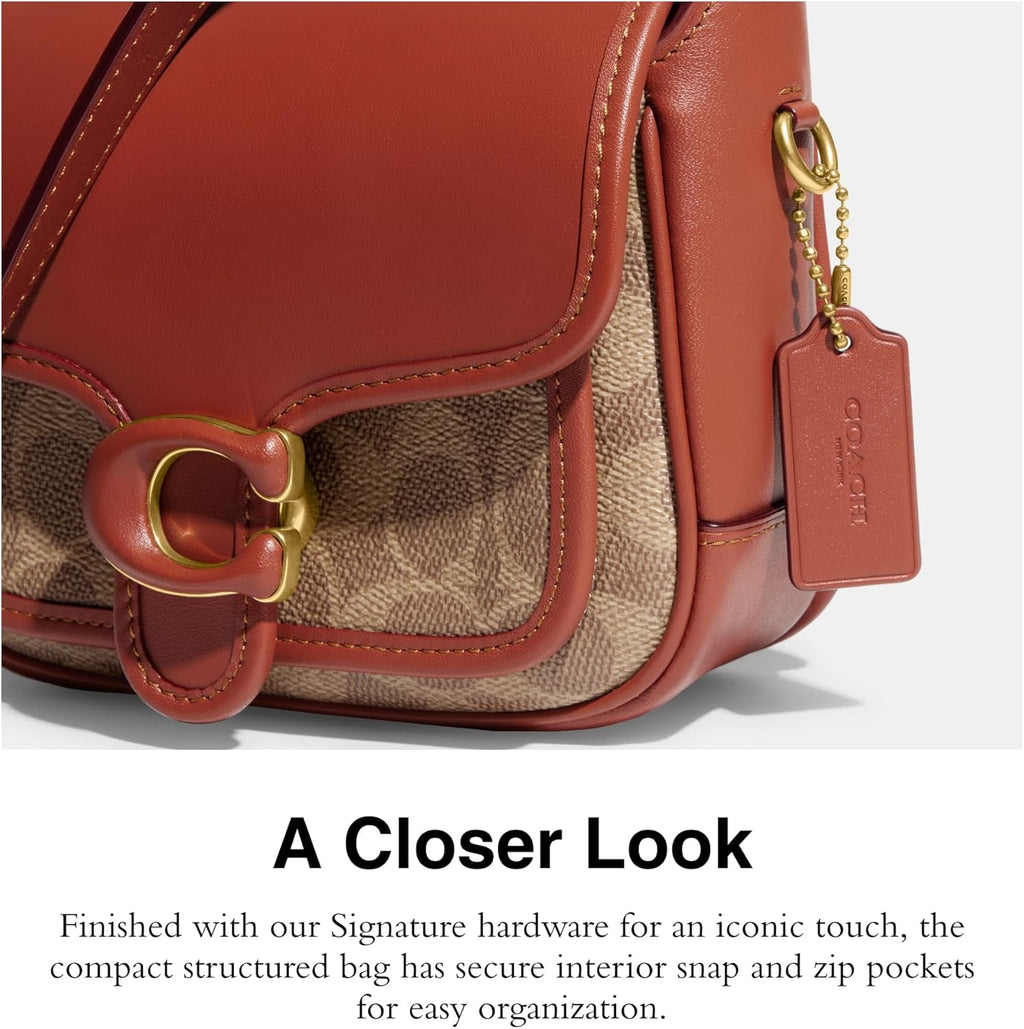 Tan Rust Coated Canvas Messenger X2283