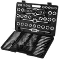 110 Pcs Metric Tap and Die Set M2-M18 Tungsten Steel Titanium with Storage Case L535007