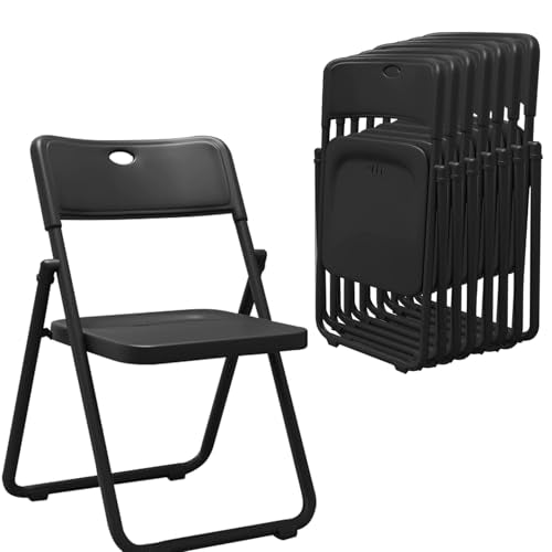 8 Pack Plastic Folding Chair with Ventilation Holes O6618
