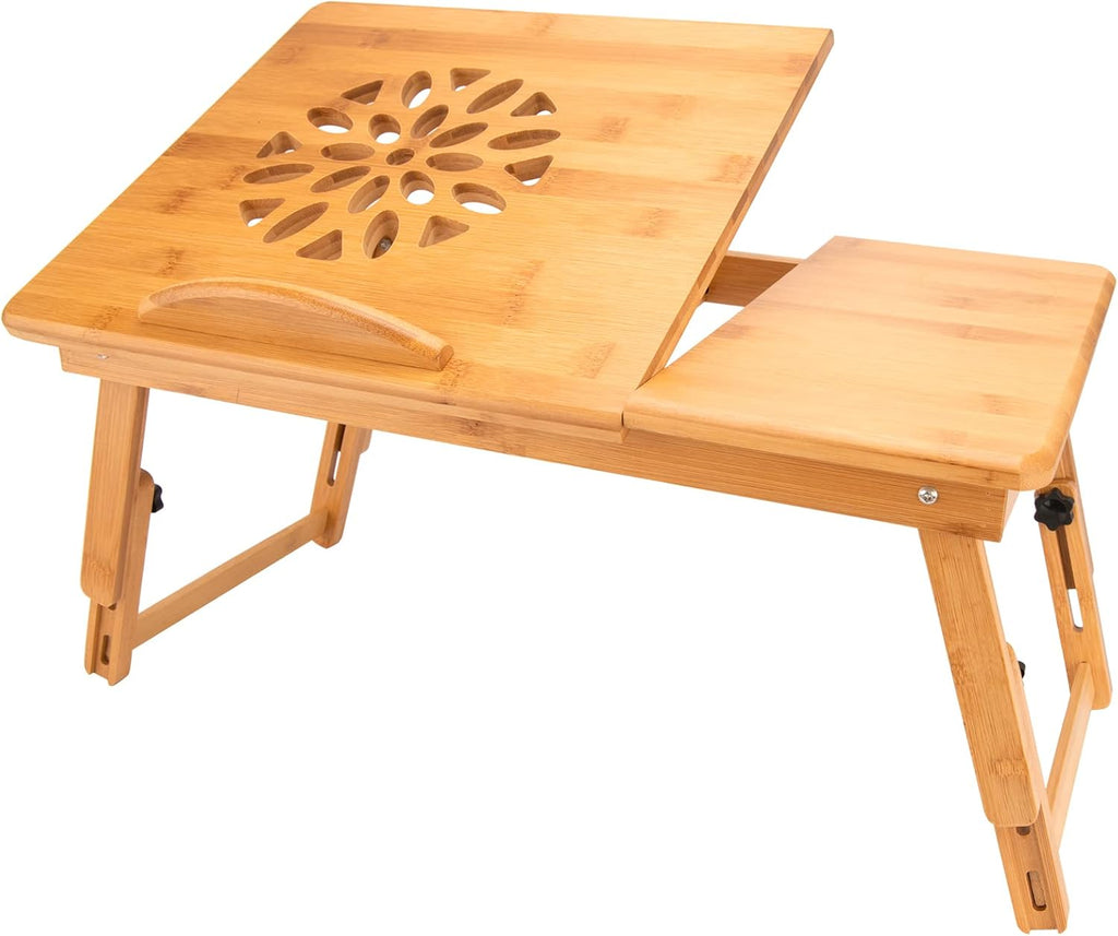 Adjustable Bamboo Laptop Desk Tray Z904532