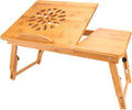 Adjustable Bamboo Laptop Desk Tray Z904532