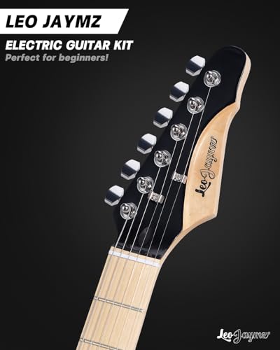 39" Full Size ST Style Electric Guitar Starter Kit with SSH Pickup, 5W Portable Amp, Tuner, Gig Bag, Strap & Accessories V194988