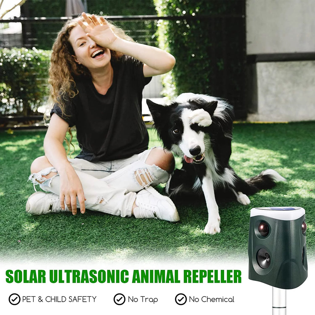Ultrasonic Animal Repeller with PIR Sensor Z41001