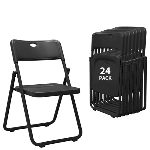 8 Pack Plastic Folding Chair with Ventilation Holes O6618