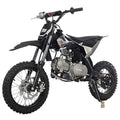 110cc Dirt Bike with Semi-Automatic Transmission, Kick Start, 14"/12" Tires (Black) E56944